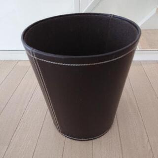 【取引中】レザー ごみ箱 