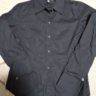 “値下げ”DKNY【レディース】長袖シャツ〈黒〉