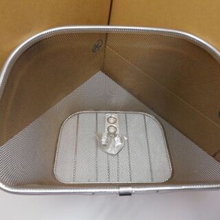 [値下げしました]自転車用のステンレス前かごです