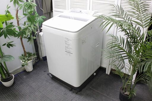 R2696) Panasonic 中古パナソニック NA-FA80H3-N [全自動洗濯機 （8.0kg） 即効泡洗浄 エコナビ シャンパン] 2016年製! 洗濯機 店頭取引大歓迎♪