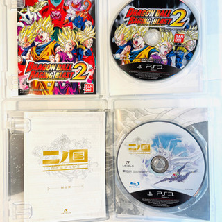 美品PlayStation 3 本体CECH-3000A、二ノ国、ドラゴンボールの画像