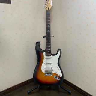 BUSKER'S エレキギター　アンプ・シールド・ケース付き