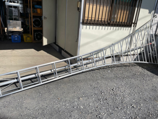 15尺　4.5m 園芸用　アルミ三脚脚立