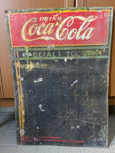 コカコーラ　ビンテージボード(ブリキ) No.1