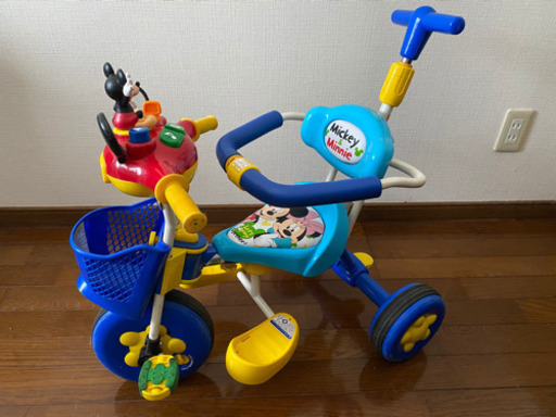 ミッキーマウス　おしゃべりカジー　三輪車