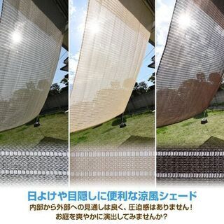 サンシェード・オーニングシート②200*200　Lサイズ　１枚の画像