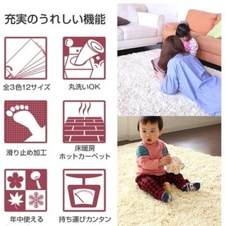 ラグ　モコモコ3cm