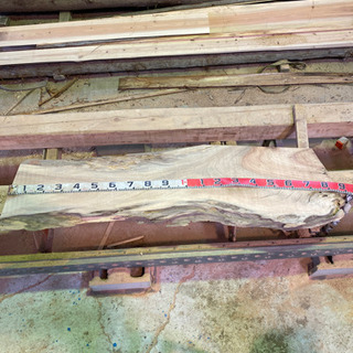 楠木板木　一枚板　テーブル　手作りの画像