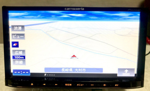 カロッツェリア 楽ナビ AVIC-MRZ77 Bluetooth付き