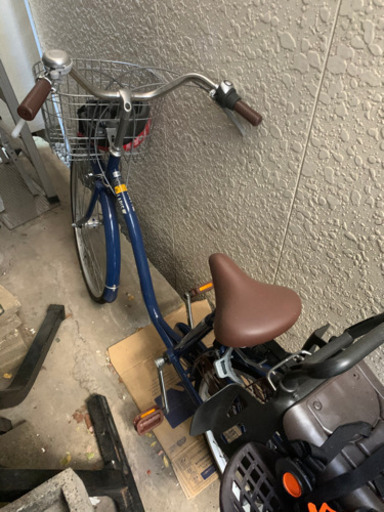 ベビーシート着き自転車