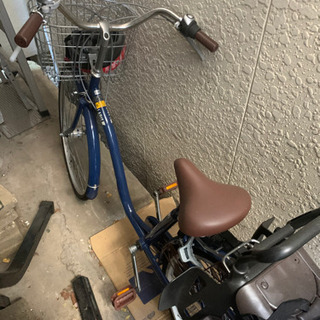 ベビーシート着き自転車