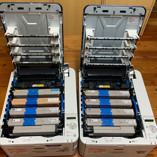 OKI C301dn レーザープリンター　同型機2台　中古の画像