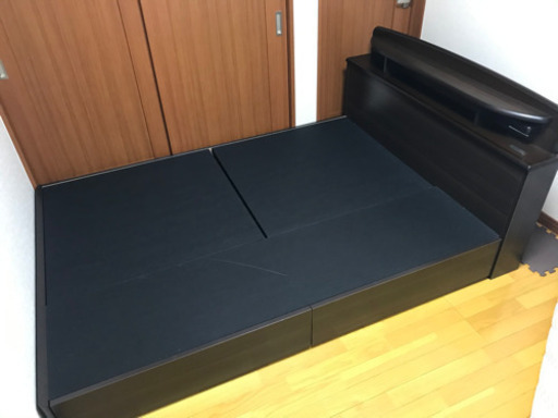 ニトリ　ダブルベッド　解体可能