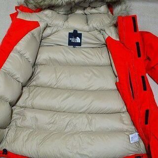 【苫小牧バナナ】USED品☆THE NORTH FACE ダウンジャケット ND91311 SP Sサイズ エレバスジャケット ノースフェイス スパイシーオレンジ♪の画像