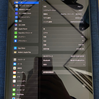 Apple iPad Pro 11インチ(第二世代) 256GB...