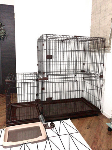 【バラ可】早い者勝ち！サークル　ゲージ　給水ボトル　トイレトレー　キャットステップ