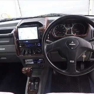 【売約済】パジェロミニ V-4WD 4AT HDDナビ ヒッチメンバー 黄/灰II H11 89,000kmk 車検R3/9まで リ料込み12万円 H58Aの画像