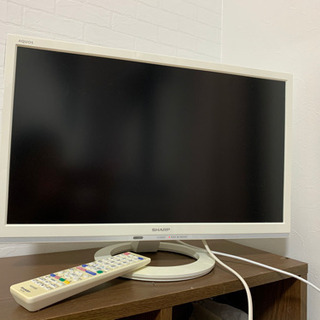 シャープ 22V型 液晶 テレビ（中古）ホワイトの画像
