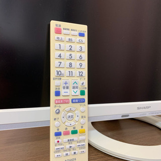 シャープ 22V型 液晶 テレビ（中古）ホワイトの画像