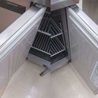 札幌市/清田区 ホシザキ/HOSHIZAKI 業務用テーブル形冷蔵庫 RT-120SNE 100V 台下冷蔵庫 240L 2ドア 厨房機器 08年製 動作品