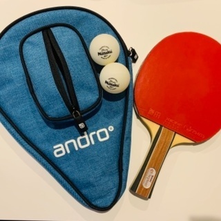 【早めご連絡希望‼︎】🌟美品🌟卓球ラケット(ケース、球2個付き)🏓