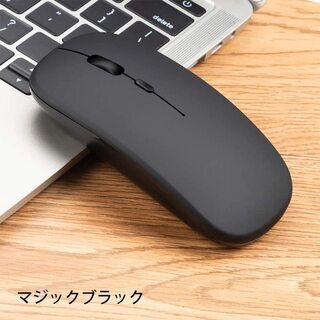 ☆ワイヤレスマウス 超薄型 無線 充電式小さな3DPIモード 2.4GHz☆の画像