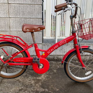 16インチ　子供自転車　小学生低学年　幼児　自転車の画像