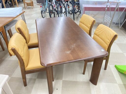 日進木工 ダイニング5点セット