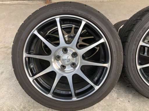 【引き取り先が決まりました】ダンロップDZ101 215/45/17、ENKEI （エンケイ）PLATINUM4本セット