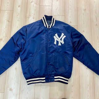 90s STARTER ヤンキーススタジャンUSA製NewYorkYankees XL 】90s STARTER×Yankees スタジャン