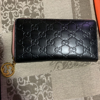 GUCCI 長財布 シマ お値下げ