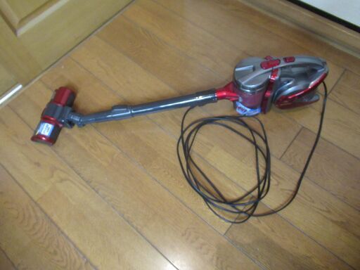 正常作動品　アイリスオーヤマ IC-S55KF-R　3WAY　スティッククリーナー（レッド）　コード式　サイクロン式掃除機　 スティッククリーナー・ハンディークリーナー