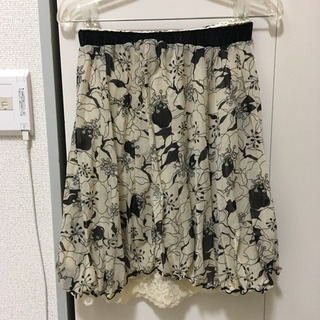 🌸シフォンスカート　花柄🌸