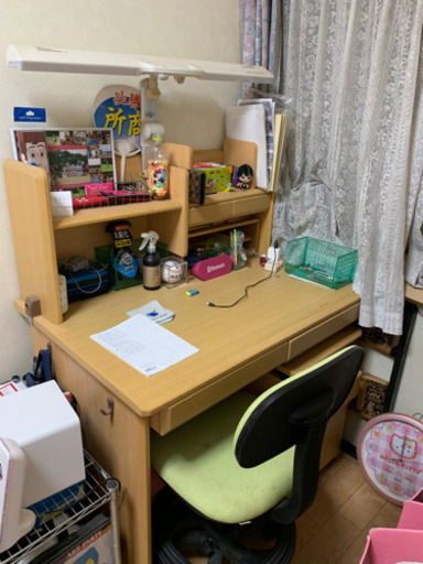 勉強机　色　ナチュラル