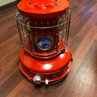 美品 アラジン ポータブルガスストーブ レッド