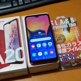 【美品】GalaxyA20（レッド）／docomo／SIMロック...