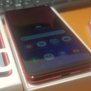 【美品】GalaxyA20（レッド）／docomo／SIMロック解除可能の画像