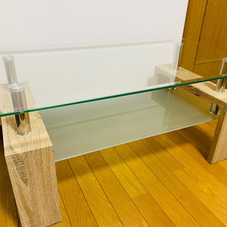 【お値下げ中】ガラステーブルの画像
