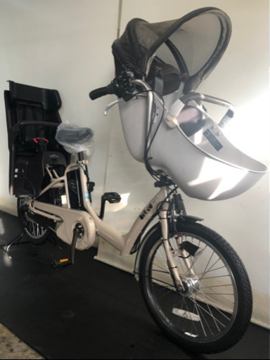 関東全域送料無料　保証付き　ブリヂストン ビッケポーラー　20インチ 3人乗り 8.9ah 電動自転車