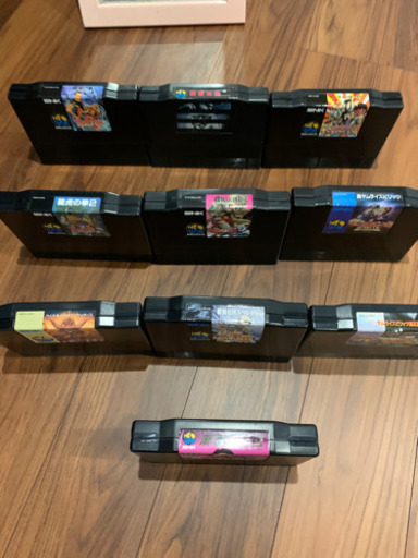 最終値下げ　ネオジオ ROMカセット 10本セット　餓狼伝説　、餓狼伝説2 、餓狼伝説スペシャル、サムライスピリッツ、真サムライスピリッツ、サムライスピリッツ斬紅郎無双剣、クイズキングオブファイターズ、龍虎の拳　龍虎の拳2 麻雀狂列伝、 SNK　ネオジオROM　中古 NEOGEO SNK ネオジオROM