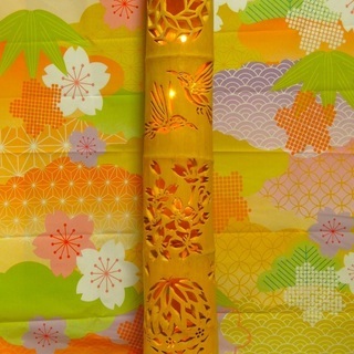 竹灯り 〜〜桜と和〜 竹灯籠 極太孟宗竹