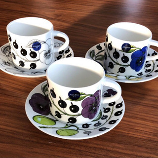 【新品、未使用】アラビア パラティッシ コーヒーカップ&ソーサーの画像