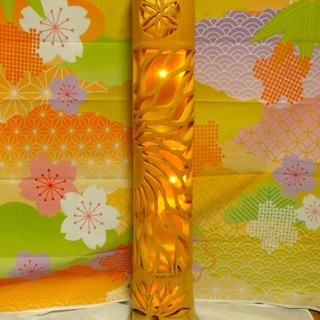 竹灯り 〜太陽のつらなり〜 竹灯籠 極太孟宗竹