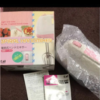 電気式ハンドミキサー 貝印製菓用品