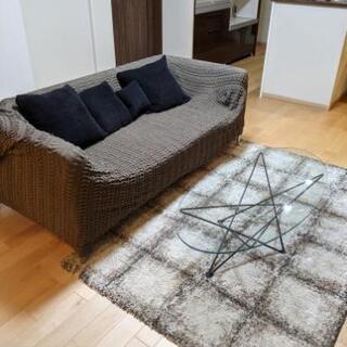 ソファ・テーブル・ラグ 3点セット