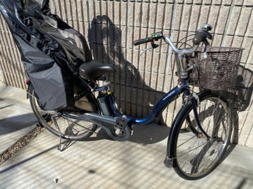 子供乗せ付き！ヤマハ電動自転車26インチ
