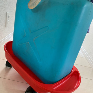 灯油タンク+トレー+自動ポンプ→3点セットの画像