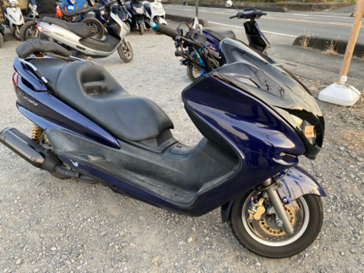 ヤマハ マジェスティ250 社外マスク！ 外観キレイ♪ カスタムベースにもオススメ♪ 走行テスト済み 関東圏内即日配送可能です！