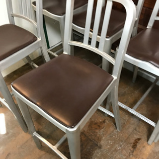 カウンターチェア6脚set（emeco）