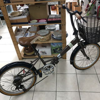 TOPVALU 20インチ 6段変速 折りたたみ自転車